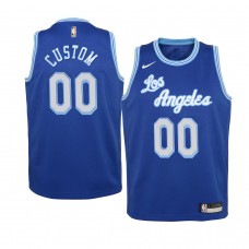 Youth Los Angeles Lakers #00 Custom 2020-21 Classic Edition Blue Jersey