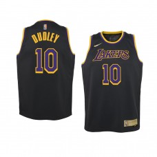 Youth Los Angeles Lakers Jared Dudley 2021 Earned Edition Swingman Black Jersey