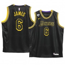 Youth Los Angeles Lakers LeBron James Mamba Inspired Jersey Black