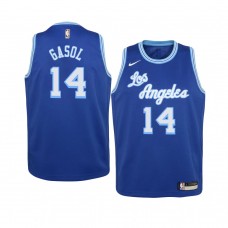 Youth Los Angeles Lakers Marc Gasol 2020-21 Hardwood Classics Swingman Blue Jersey