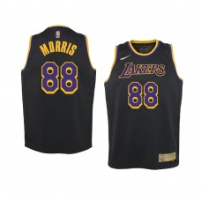 Youth Los Angeles Lakers Markieff Morris 2021 Earned Edition Swingman Black Jersey