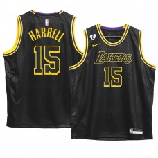 Youth Los Angeles Lakers #15 Montrezl Harrell 2020-21 Mamba Inspired City Honor Kobe Gigi Black Jersey