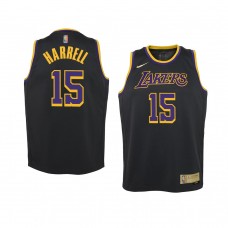 Youth Los Angeles Lakers Montrezl Harrell 2021 Earned Edition Swingman Black Jersey