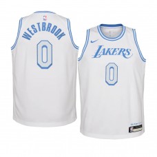 Youth Los Angeles Lakers Russell Westbrook City Edition Jersey White