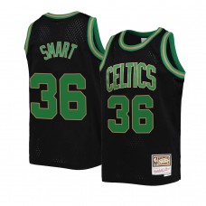 Youth Boston Celtics Marcus Smart Reload Hardwood Classics Black Jersey