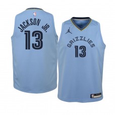 Youth Memphis Grizzlies #13 Jaren Jackson Jr. 2020-21 Statement Light Blue Jersey