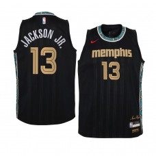 Youth Memphis Grizzlies #13 Jaren Jackson Jr. 2020-21 City New Uniform Black Jersey