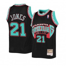 Youth Memphis Grizzlies Tyus Jones Reload Throwback Jersey Black