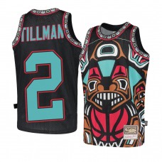 Youth Memphis Grizzlies Xavier Tillman Big Face 2.0 Hardwood Classics Jersey Black