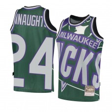 Youth Milwaukee Bucks Pat Connaughton Big Face 2.0 Hardwood Classics Jersey Green