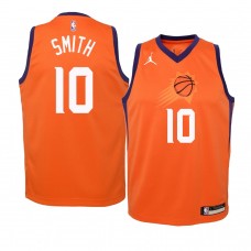 Youth Phoenix Suns #10 Jalen Smith 2020-21 Statement 2020 NBA Draft Orange Jersey